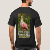 Roseate spoonbill t Shirt (Rückseite)
