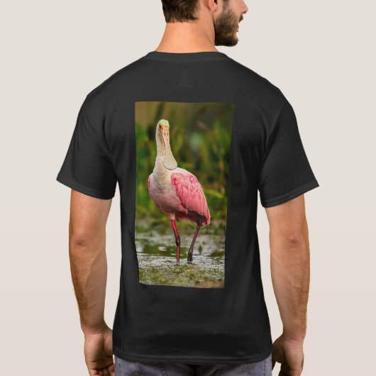 Roseate spoonbill t Shirt (Rückseite)