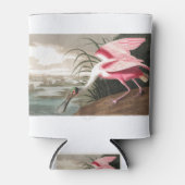 Roseate Spoonbill Vintag Dosenkühler (Vorderseite)