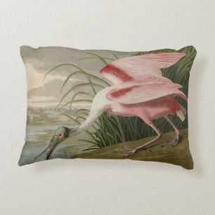 Roseate Spoonbill von Audubons Vögeln Amerikas Dekokissen