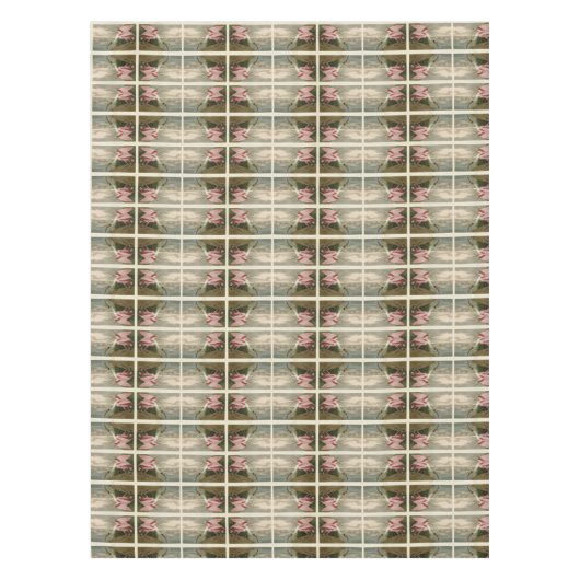 Roseate Spoonbill von Audubons Vögeln Amerikas Tischdecke (Vorderseite)