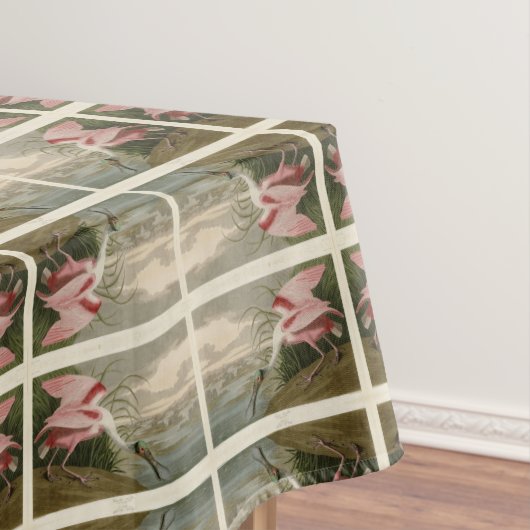 Roseate Spoonbill von Audubons Vögeln Amerikas Tischdecke (Beispiel)