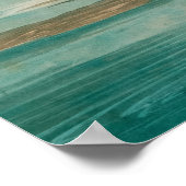 Roseate Spoonbill von John James Audubon Poster (Ecke)