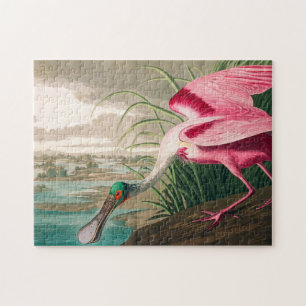 Roseate Spoonbill von John James Audubon Puzzle