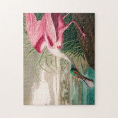 Roseate Spoonbill von John James Audubon Puzzle (Vertikal)