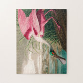 Roseate Spoonbill von John James Audubon Puzzle (Vertikal)
