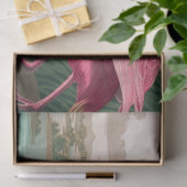 Roseate Spoonbill von John James Audubon Seidenpapier (Geschenk)