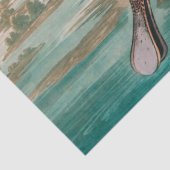 Roseate Spoonbill von John James Audubon Seidenpapier (Detail)