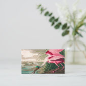 Roseate Spoonbill von John James Audubon Visitenkarte (Stehend Vorderseite)