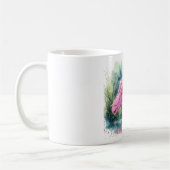 Roseate Spoonbill Watercolor REF97 - Watercolor Kaffeetasse (Links)