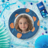 Roseberry Custom Foto und Name Paper Plate Pappteller (Party)