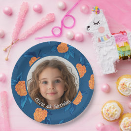 Roseberry Custom Foto und Name Paper Plate Pappteller