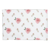 Rosebud Bloom Pillow Cases Double-Sided Floral Kissenbezug (Vorderseite-Links)