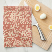 Rosebulbs Cupflowers Geschirrtuch (Viertel Falte)