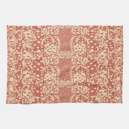 Rosebulbs Cupflowers Geschirrtuch (Horizontal)