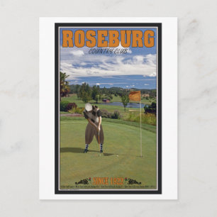 Roseburg Country Club - Schneiden Postkarte