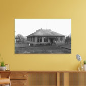 Roseburg, OR View West Side Public School Leinwanddruck (Insitu (Wohnzimmer))