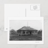 Roseburg, OR View West Side Public School Postkarte (Vorne/Hinten)