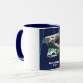 Roseburg-Region Retro-Karte Tasse (Vorderseite Links)