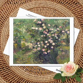 Rosebush in Blossom Vincent van Gogh Postcard Postkarte