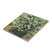 Rosebush in Blossom von Vincent van Gogh Fliese (Seite)