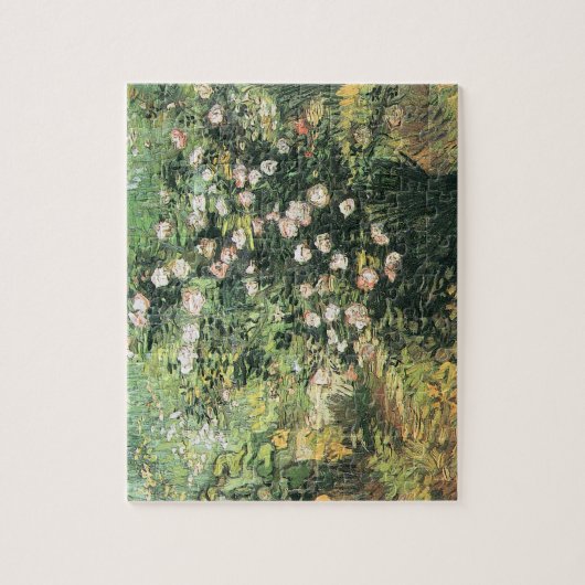 Rosebush in Blossom von Vincent van Gogh Puzzle (Vertikal)