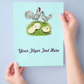 Rosecomb Bantams and Chicks Flyer (Hand)