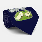 Rosecomb Bantams and Chicks Krawatte (Gerollt)