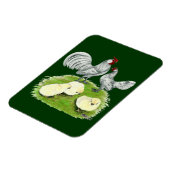 Rosecomb Bantams and Chicks Magnet (Linke Seite)