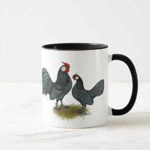 Rosecomb Blue Bantams Tasse