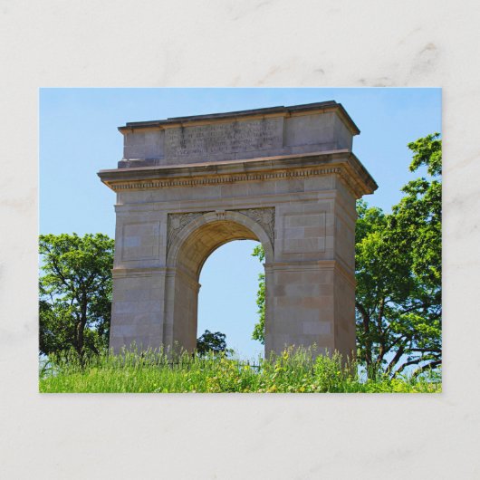 Rosedale Weltkrieg Erster Gedenkstätte Arch, Kansa Postkarte (Vorderseite)