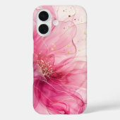 Rosée Élégance Luxus-Rosé-Blumen-Seide Case-Mate iPhone Hülle (Rückseite)