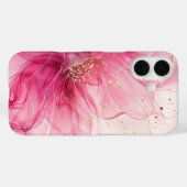 Rosée Élégance Luxus-Rosé-Blumen-Seide Case-Mate iPhone Hülle (Rückseite (Horizontal))