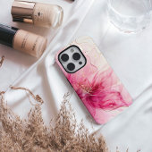 Rosée Élégance Luxus-Rosé-Blumen-Seide Case-Mate iPhone Hülle
