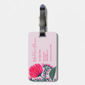 Rosefield Dreams Gepäckanhänger (Rückseite vertikal)