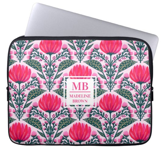 Rosefield Dreams Laptopschutzhülle (Vorderseite)