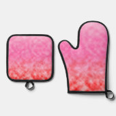 Roseflare Drift Ofenhandschuh & Topflappen-Set (Vorderseite)