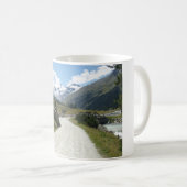 Roseg Tal, die Schweiz Kaffeetasse (VorderseiteRechts)