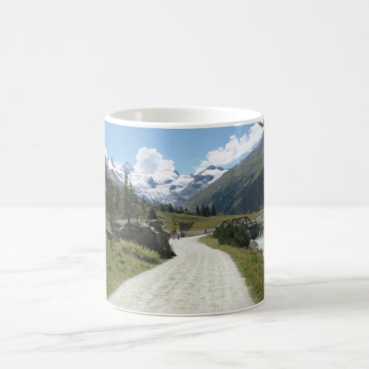 Roseg Tal, die Schweiz Kaffeetasse (Mittel)