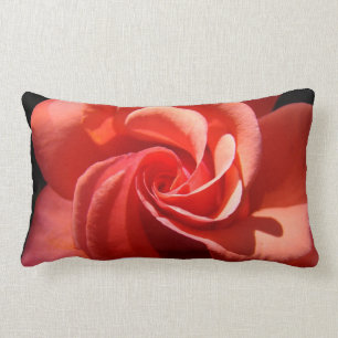 Rosegewundene Throw-Kissen-orange Rosennatur Lendenkissen