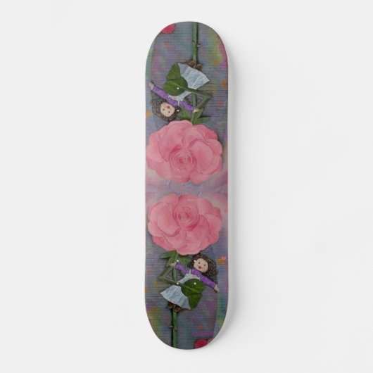 Rosegifts Ragdoll Rose Skateboard. Skateboard (Vorderseite)