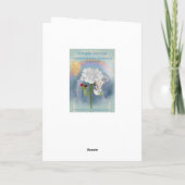 Rosegifts Thinker Rose Grußkarte. Karte (Rückseite)