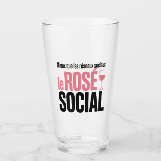 Roséglas Glas (Vorderseite)