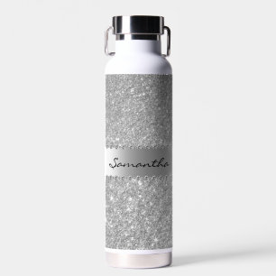 Roségold Diamant Glitter Bling Metallisch Monogram Trinkflasche
