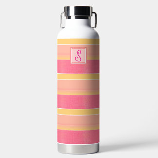Roségold gestreifte Cabana Trinkflasche