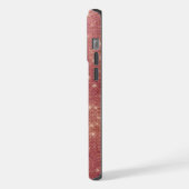 Roségold Glamour Funkeln iPhone Hülle (Linke Seite)