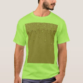 Roségold-Glitter-Drip T-Shirt (Vorderseite)
