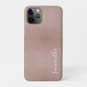 Roségold Glitter Metallisch Hübsches Mädchen Funke Case-Mate iPhone Hülle