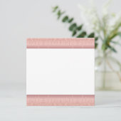 Roségold Glitter Programm Personalisierter Benutze (Stehend Vorderseite)