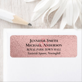 RoseGold Glitzer Glam Foil Look Wedding BUDGET